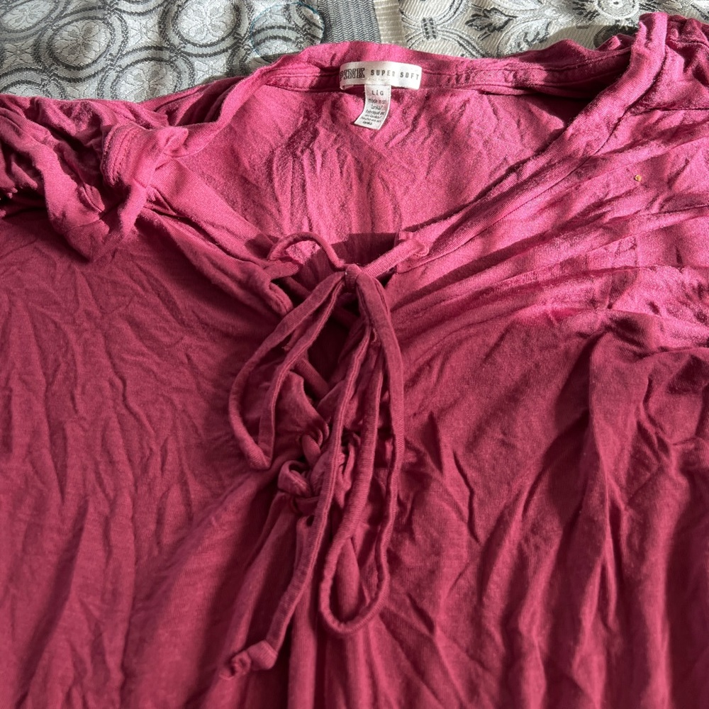 Super soft tie shirt by Pink